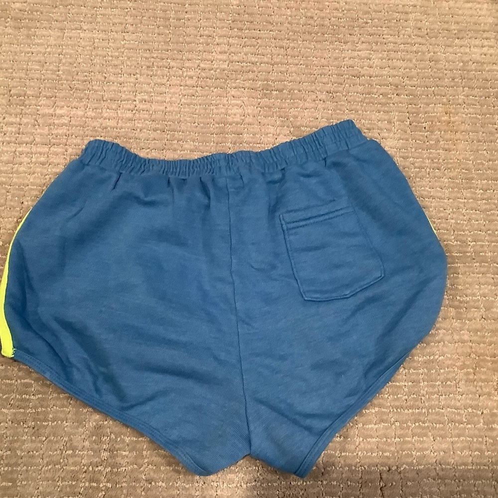 Aviator Nation Teal Athletic Shorts